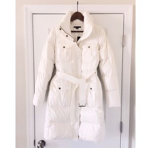 New $575 Theory Long Puffer Down Coat Jacket S